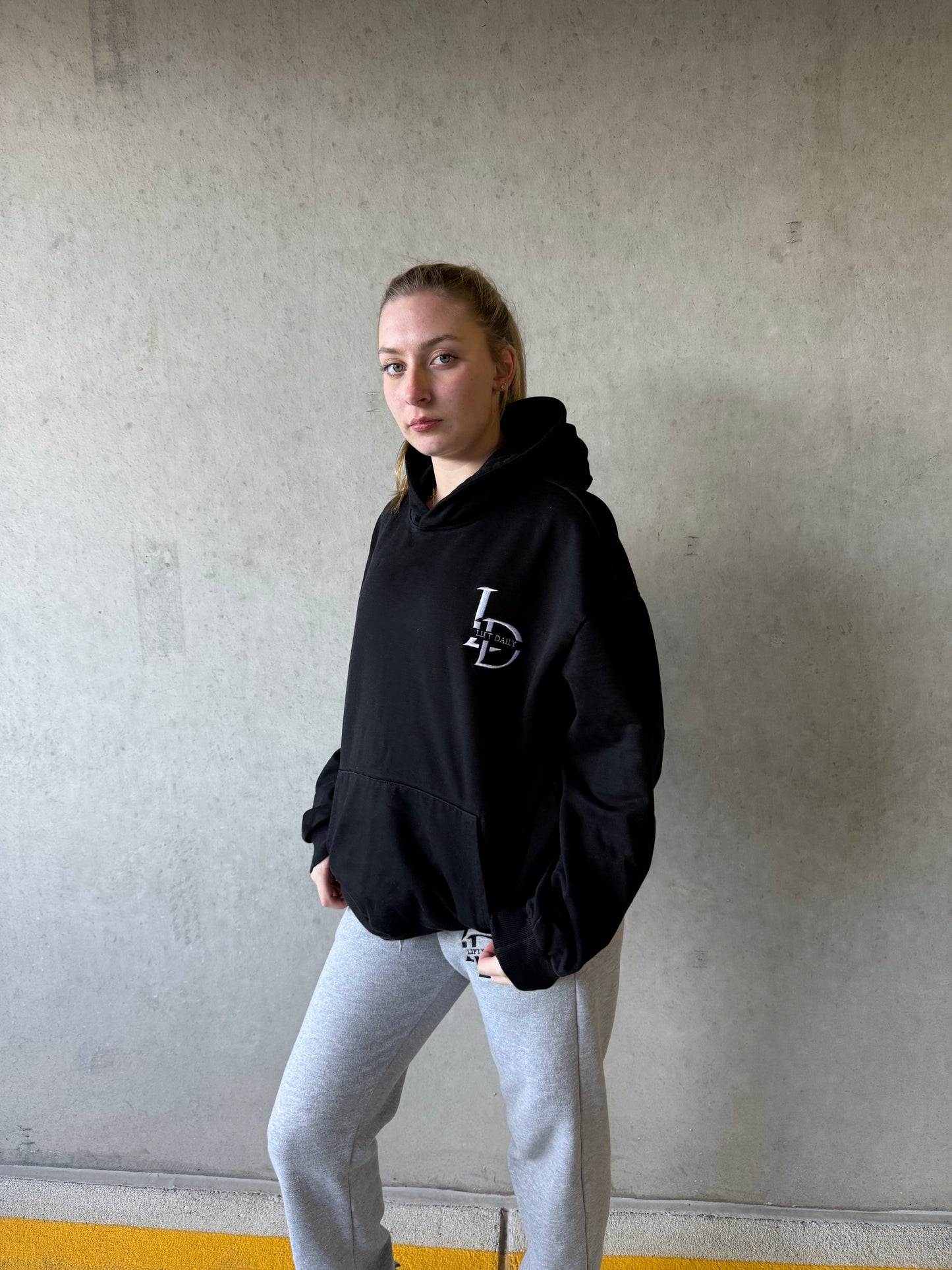 Today was supposed to be legs hoodie